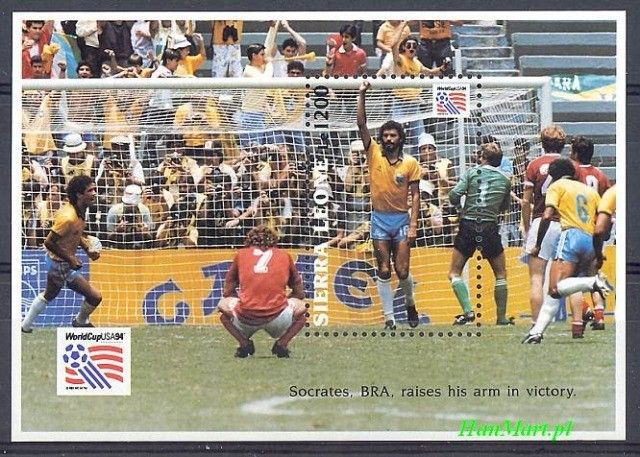 Znaczek Sierra Leone 1993 Mi bl 240 Czyste **