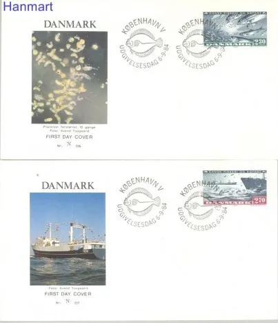 Znaczek Dania 1984 FDC