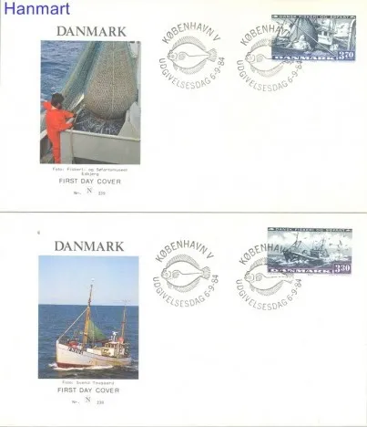 Znaczek Dania 1984 FDC