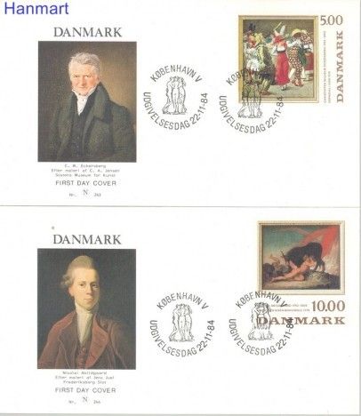 Znaczek Dania 1984 FDC