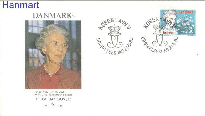 Znaczek Dania 1985 Mi 838 FDC