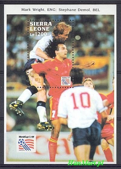 Znaczek Sierra Leone 1993 Mi bl 241 Czyste **