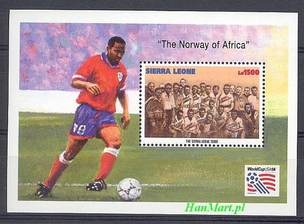 Znaczek Sierra Leone 1994 Mi bl 246 Czyste **