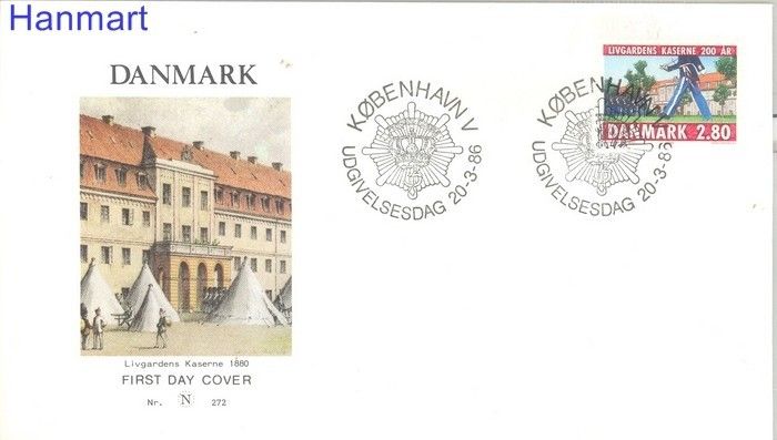 Znaczek Dania 1986 Mi 864 FDC