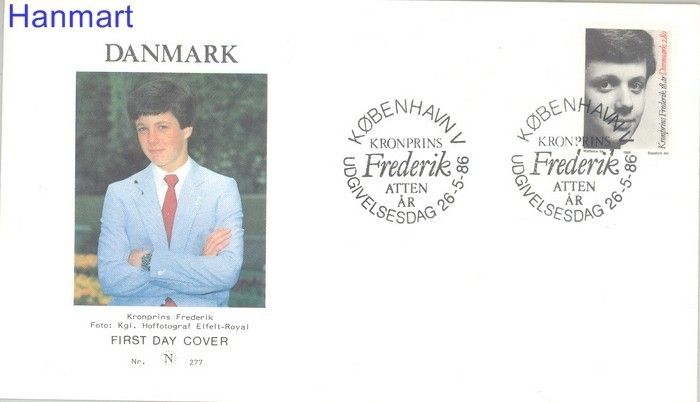 Znaczek Dania 1986 Mi 867 FDC
