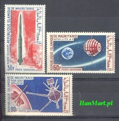 Znaczek Mauretania 1966 Mi 266-268 Czyste **