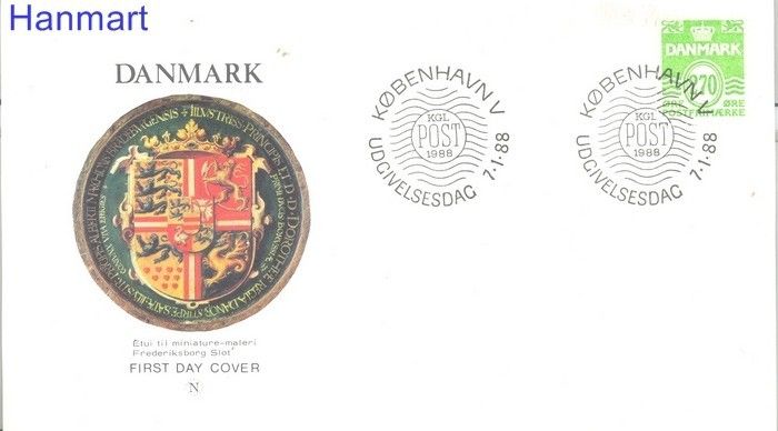 Znaczek Dania 1988 Mi 905 FDC