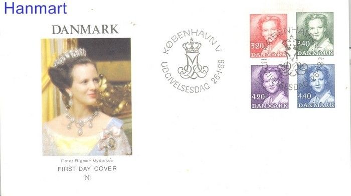 Znaczek Dania 1989 Mi 935-938 FDC