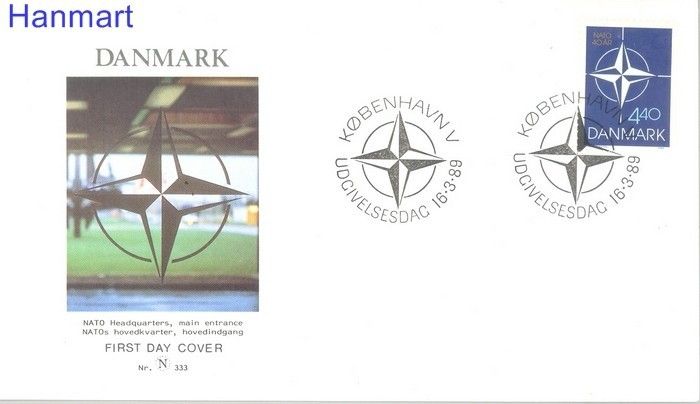 Znaczek Dania 1989 Mi 946 FDC