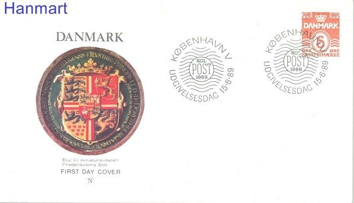 Znaczek Dania 1989 Mi 952 FDC