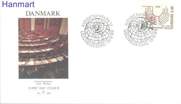 Znaczek Dania 1989 Mi 954 FDC