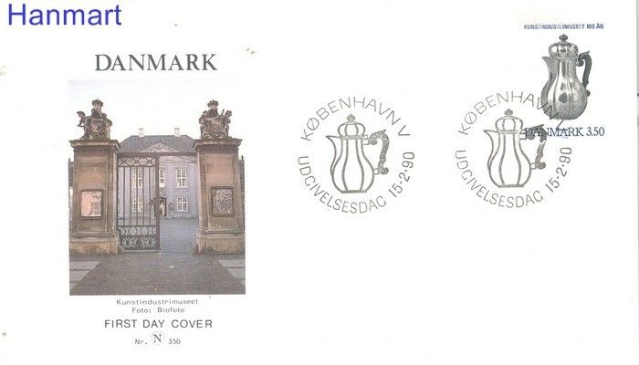Znaczek Dania 1990 Mi 971 FDC