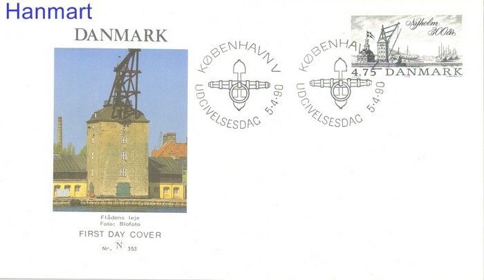 Znaczek Dania 1990 Mi 976 FDC