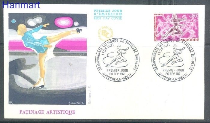 Znaczek Andora Francuska 1974 Mi 229 FDC