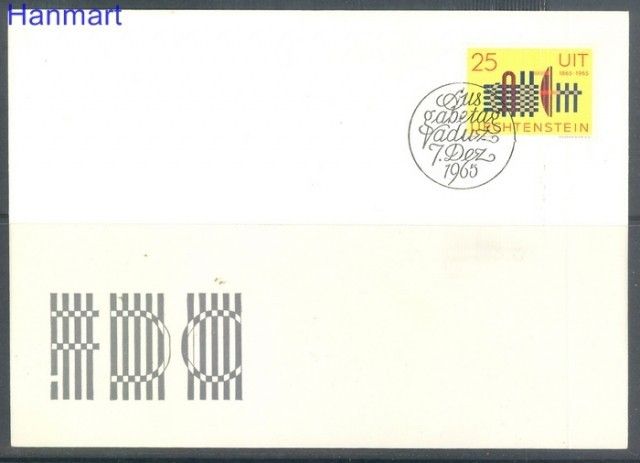 Znaczek Liechtenstein 1965 Mi 458 FDC