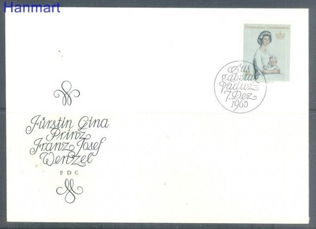 Znaczek Liechtenstein 1965 Mi 459 FDC