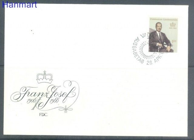 Znaczek Liechtenstein 1966 Mi 464 FDC