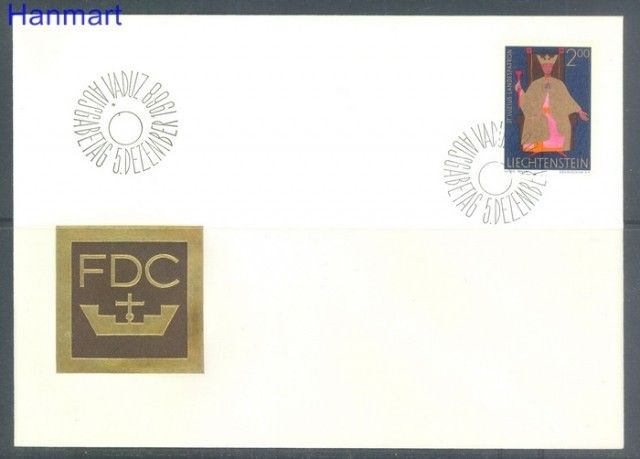 Znaczek Liechtenstein 1968 Mi 500-502 FDC
