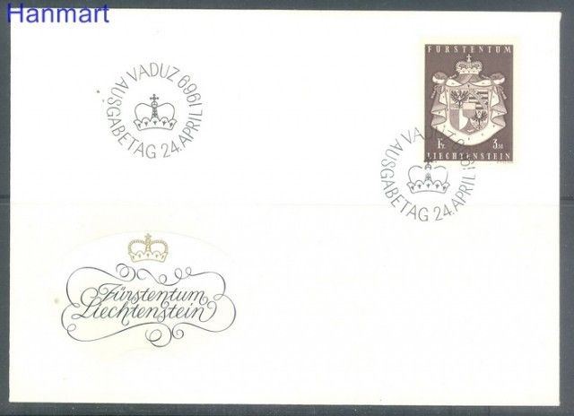 Znaczek Liechtenstein 1969 Mi 506 FDC