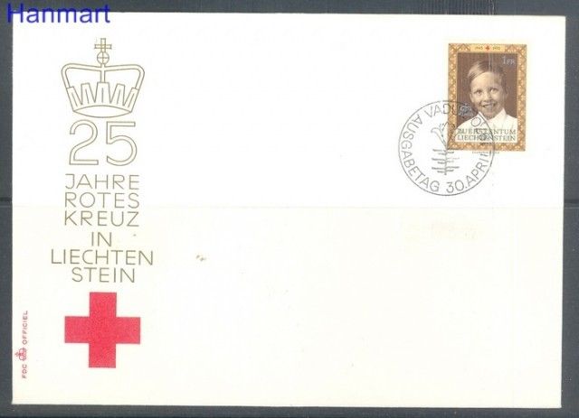 Znaczek Liechtenstein 1970 Mi 526 FDC