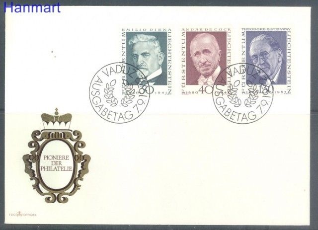 Znaczek Liechtenstein 1972 Mi 570-571 FDC