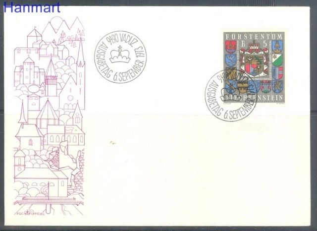 Znaczek Liechtenstein 1973 Mi 590 FDC