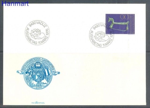 Znaczek Liechtenstein 1976 Mi 648 FDC