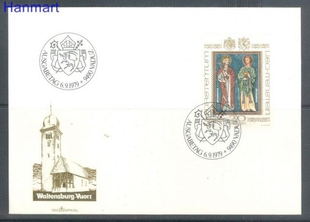 Znaczek Liechtenstein 1979 Mi 734 FDC