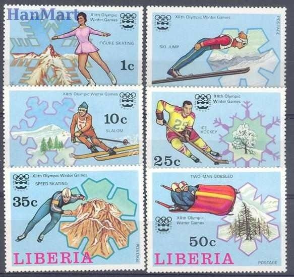 Znaczek Liberia 1976 Mi 980-985 Czyste **