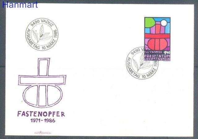 Znaczek Liechtenstein 1986 Mi 895 FDC