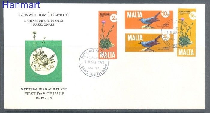 Znaczek Malta 1971 Mi 429-432 FDC