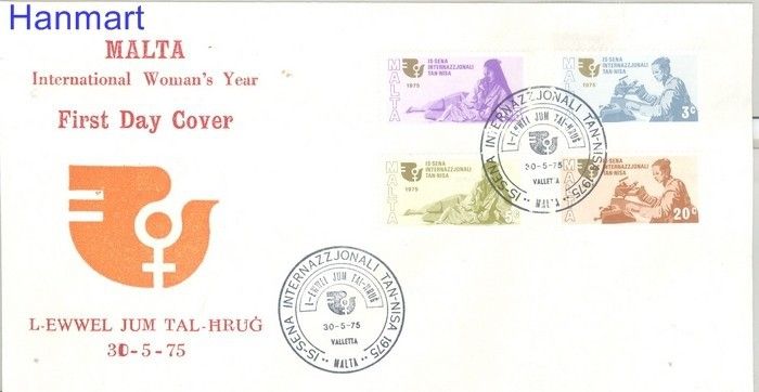 Znaczek Malta 1975 Mi 508-511 FDC
