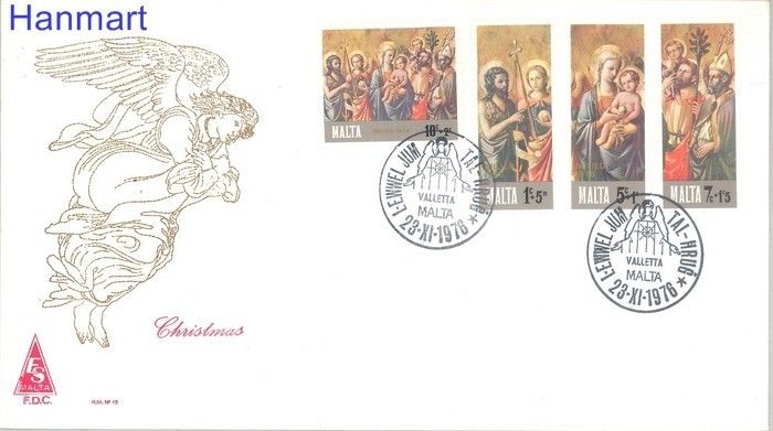 Znaczek Malta 1976 Mi 538-541 FDC