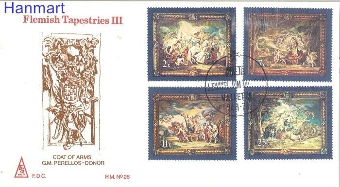 Znaczek Malta 1979 Mi 584-587 FDC