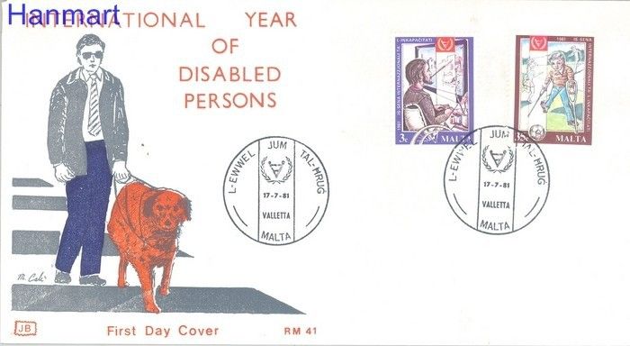 Znaczek Malta 1981 Mi 632-633 FDC