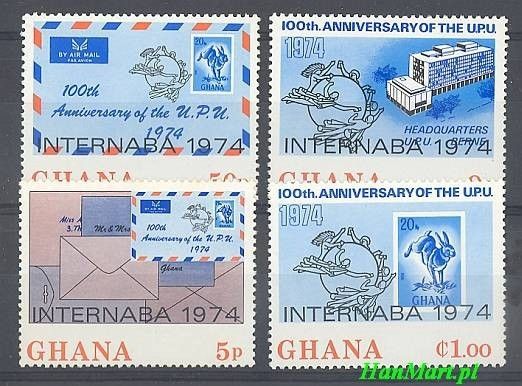Znaczek Ghana 1974 Mi 556-559 Czyste **