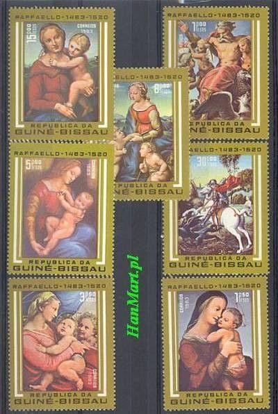 Znaczek Gwinea Bissau 1983 Mi 682-688 Czyste **