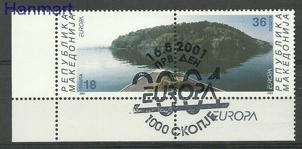Znaczek Macedonia 2001 Mi 228-229 Stemplowane