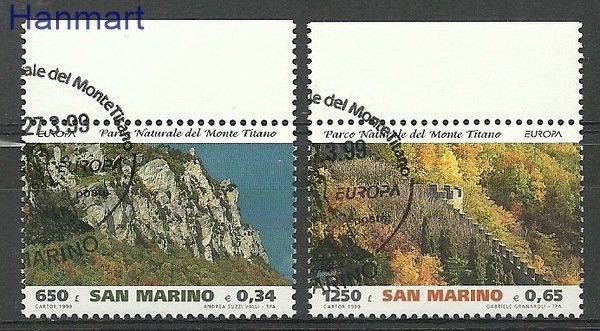 Znaczek San Marino 1999 Mi 1832-1833 Stemplowane