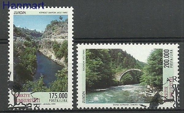 Znaczek Turcja 1999 Mi 3179-3180 Stemplowane