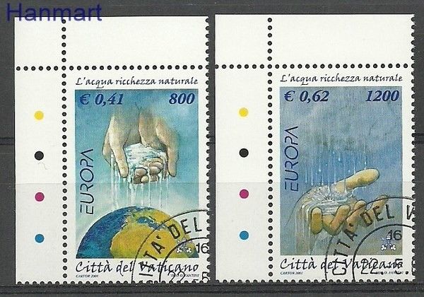 Znaczek Watykan 2001 Stemplowane