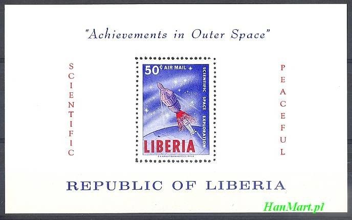 Znaczek Liberia 1964 Mi bl 30 Czyste **
