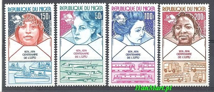 Znaczek Niger 1974 Mi 442-445 Czyste **