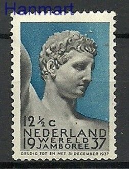 Znaczek Holandia 1937 Mi 303 Z podlepką *