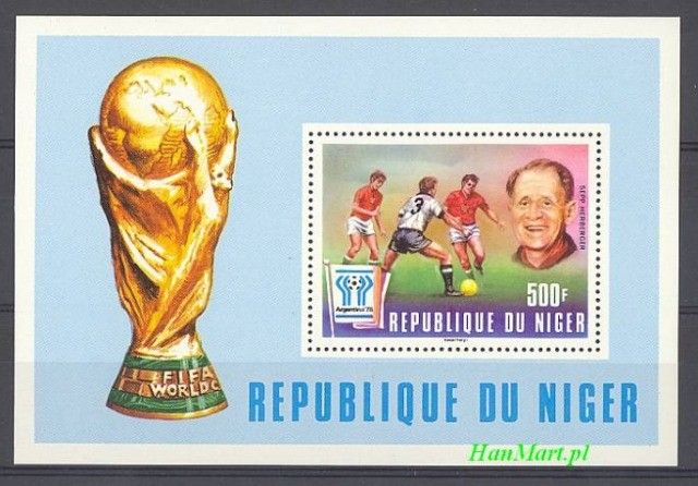 Znaczek Niger 1977 Mi bl 18 Czyste **