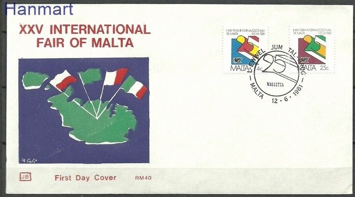 Znaczek Malta 1981 Mi 630-631 FDC