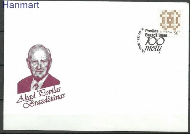Znaczek Litwa 1997 FDC
