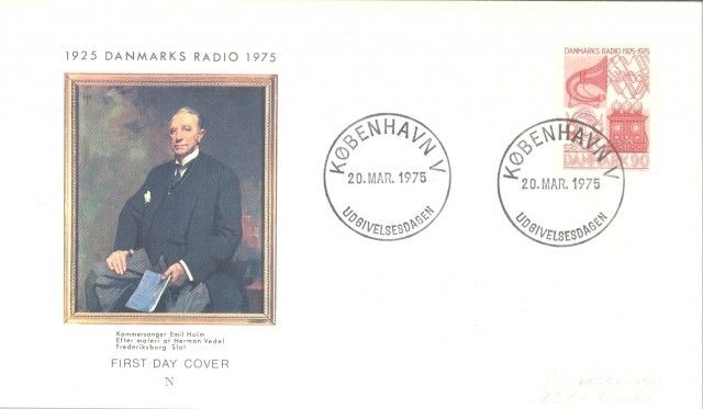 Znaczek Dania 1975 Mi 587 FDC