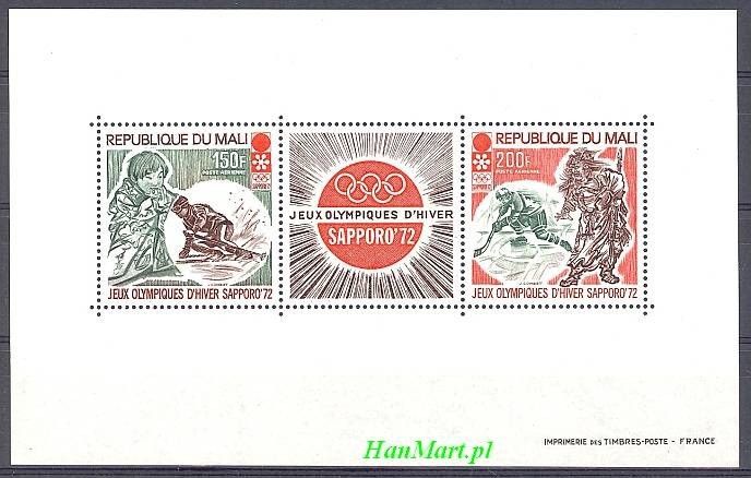Znaczek Mali 1972 Mi bl 5 Czyste **
