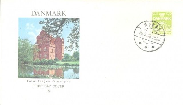 Znaczek Dania 1976 Mi 621 FDC